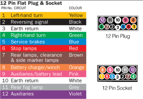 Electrical 12 Pin Plug Query